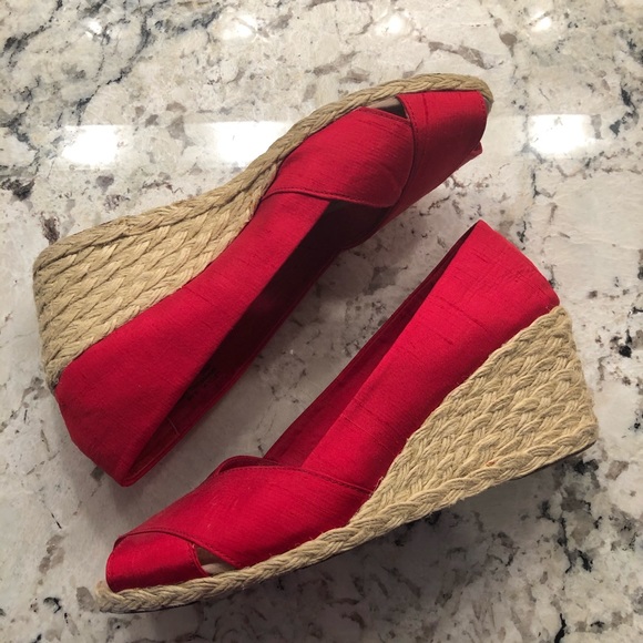 Ralph Lauren Cecilia Espadrille Wedges - Picture 3 of 12